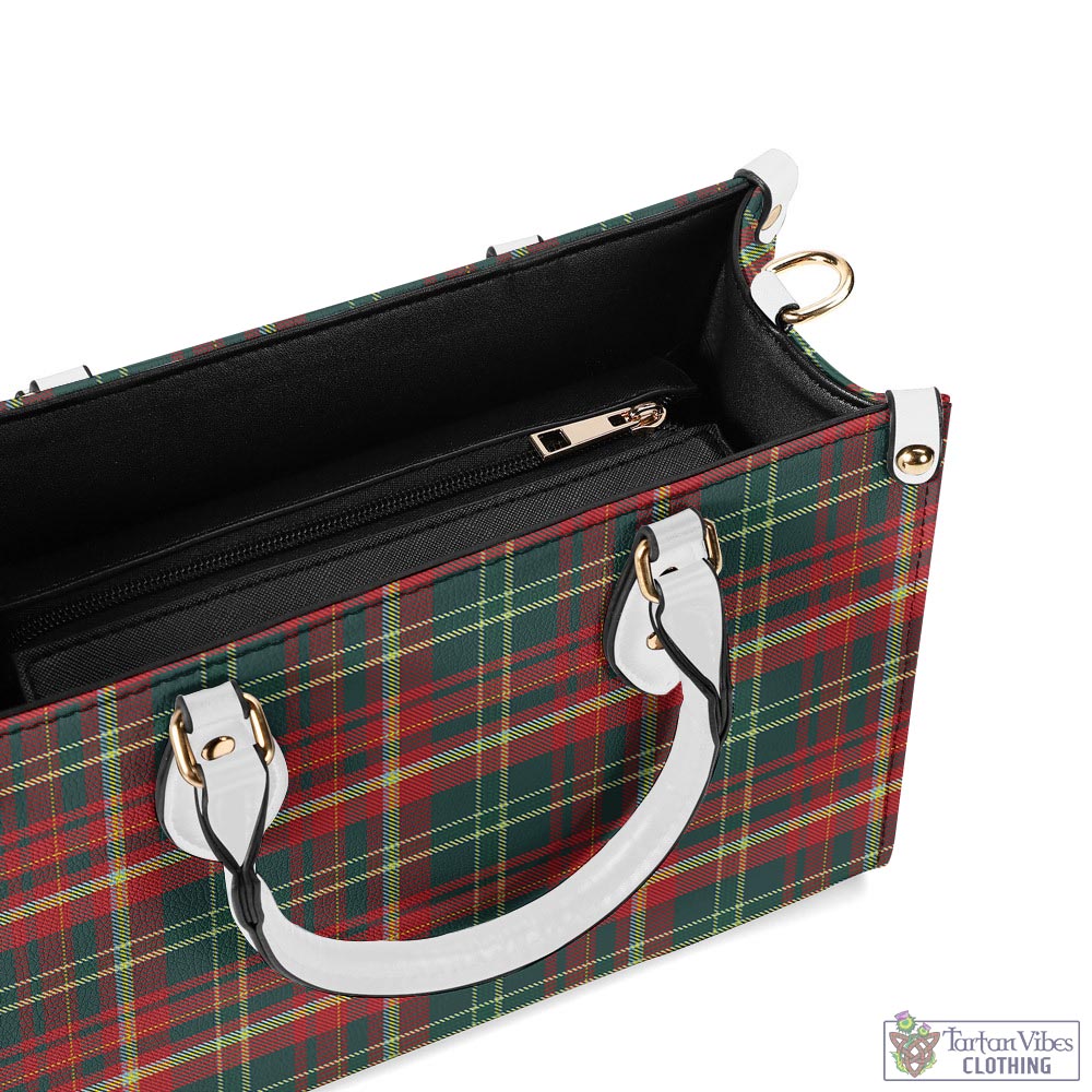 Tartan Vibes Clothing New Brunswick Province Canada Tartan Luxury Leather Handbags