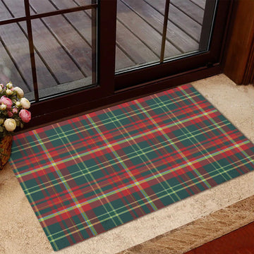 New Brunswick Province Canada Tartan Rubber Doormat