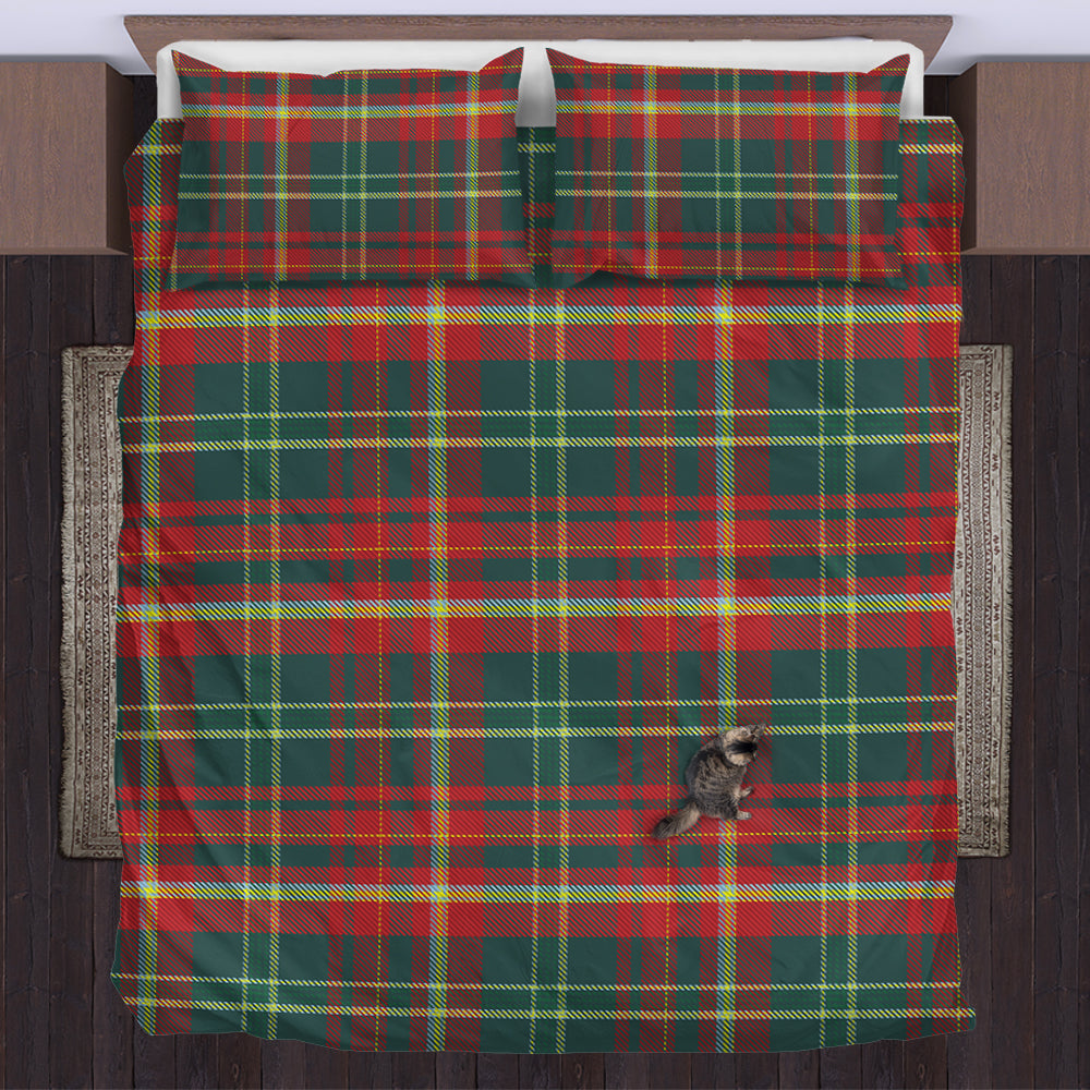 new-brunswick-province-canada-tartan-bedding-set
