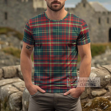 New Brunswick Province Canada Tartan Cotton T-Shirt Men's Shirt - Tartanvibesclothing Shop