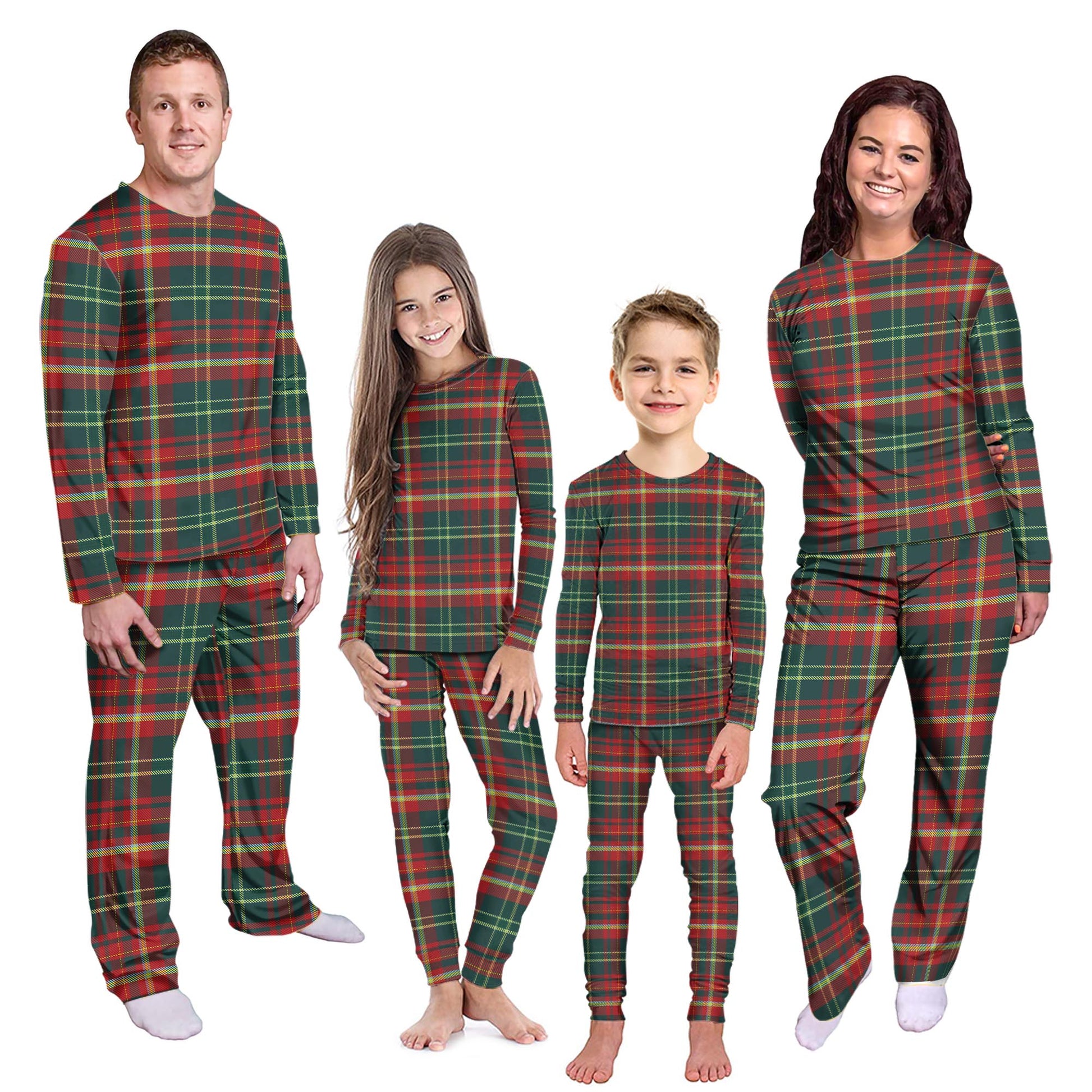 New Brunswick Province Canada Tartan Pajamas Family Set - Tartanvibesclothing