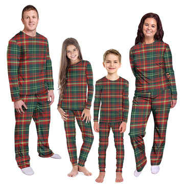 New Brunswick Province Canada Tartan Pajamas Family Set Kid - Tartan Vibes Clothing