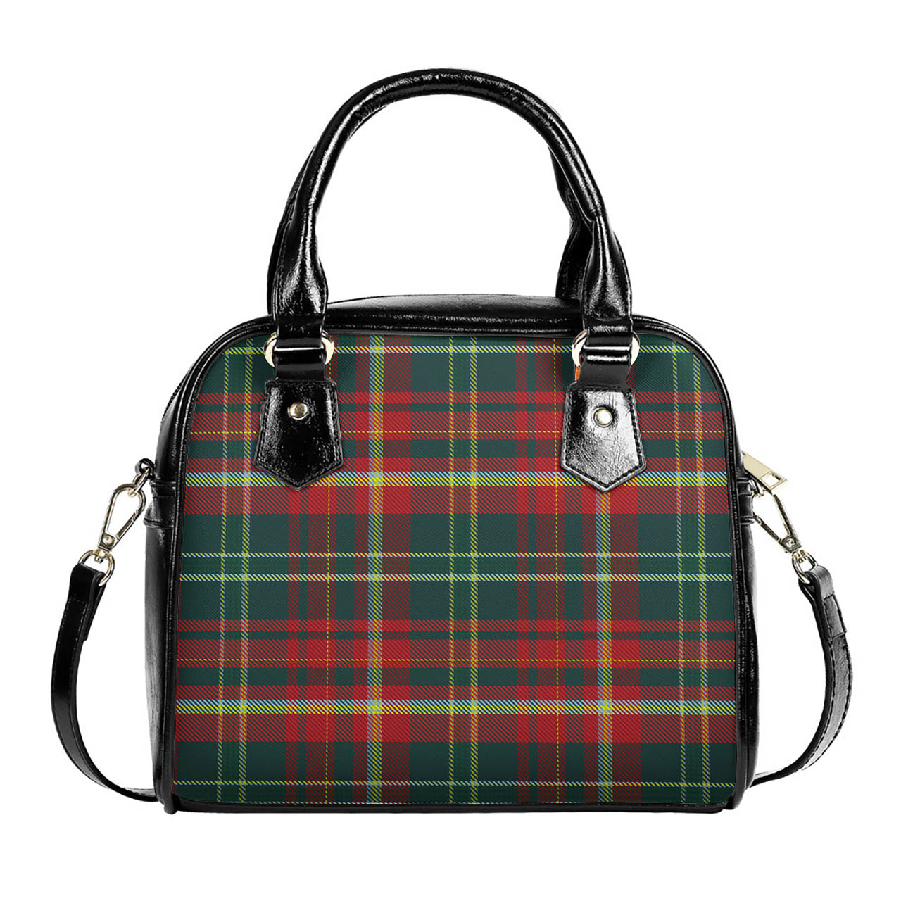 New Brunswick Province Canada Tartan Shoulder Handbags One Size 6*25*22 cm - Tartanvibesclothing