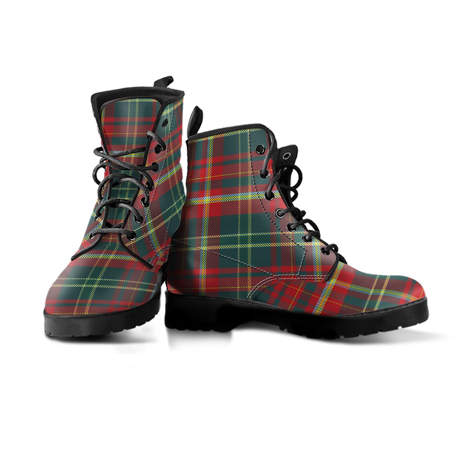 new-brunswick-province-canada-tartan-leather-boots