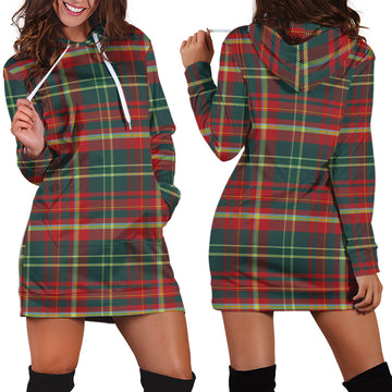 New Brunswick Province Canada Tartan Hoodie Dress