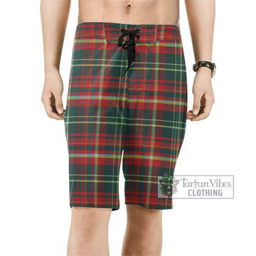 New Brunswick Province Canada Tartan Men's Board Shorts