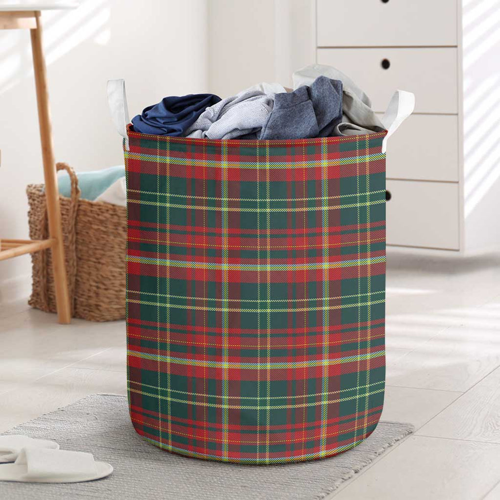 New Brunswick Province Canada Tartan Laundry Basket One Size - Tartanvibesclothing Shop