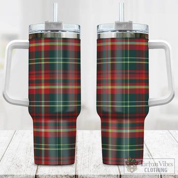 Tartan Vibes Clothing New Brunswick Province Canada Tartan Tumbler with Handle