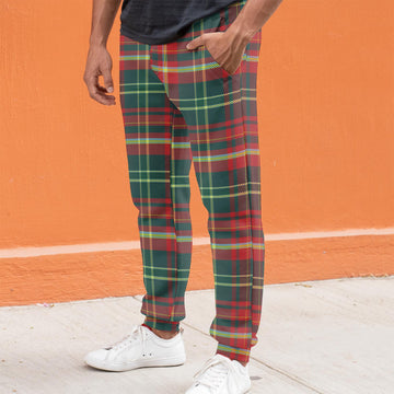 New Brunswick Province Canada Tartan Joggers Pants