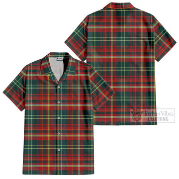 New Brunswick Province Canada Tartan Cotton Hawaiian Shirt Kid - Tartanvibesclothing Shop