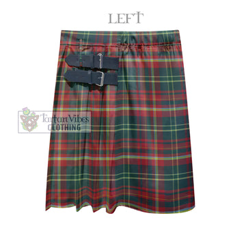 New Brunswick Province Canada Tartan Men's Pleated Skirt - Fashion Casual Retro Scottish Kilt Style