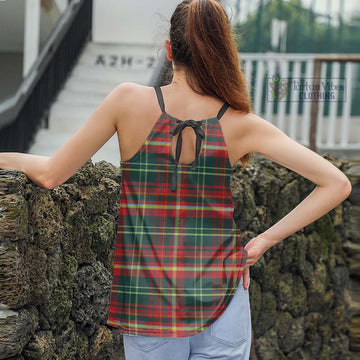 New Brunswick Province Canada Tartan Loose Halter Neck Camisole