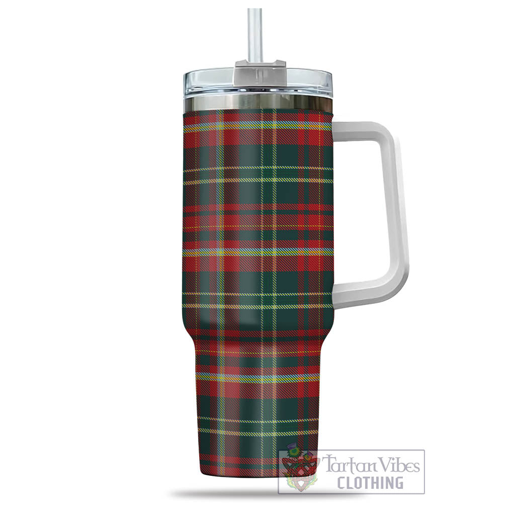 Tartan Vibes Clothing New Brunswick Province Canada Tartan Tumbler with Handle