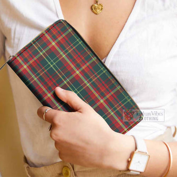 Tartan Vibes Clothing New Brunswick Province Canada Tartan Women's Leather Wallet