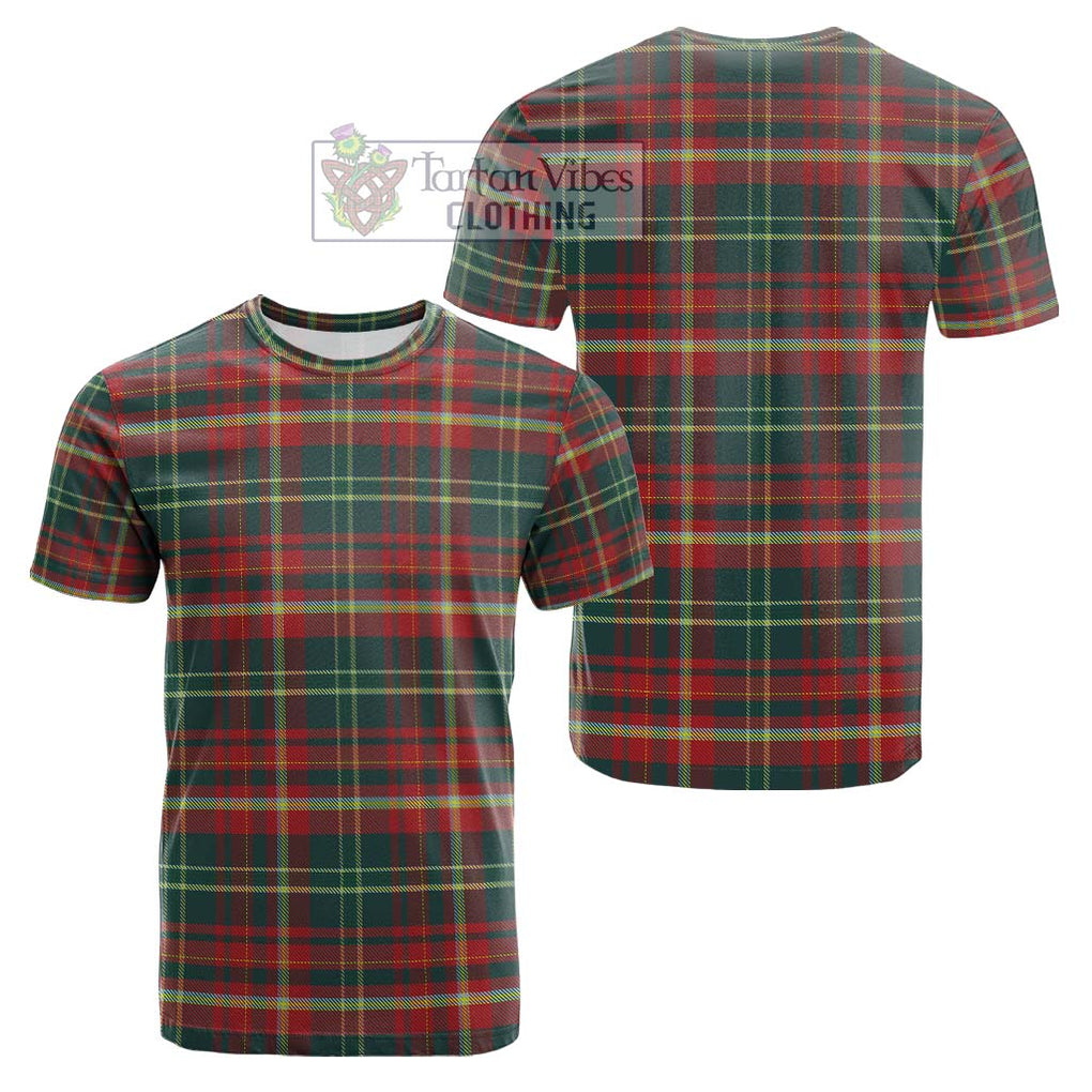 New Brunswick Province Canada Tartan Cotton T-Shirt Kid's Shirt - Tartanvibesclothing Shop