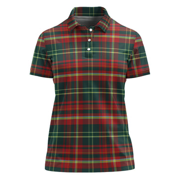 new-brunswick-province-canada-tartan-polo-shirt-for-women