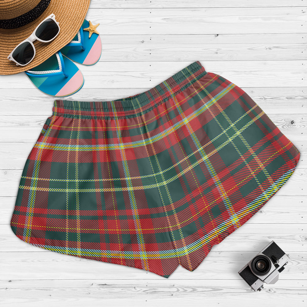 new-brunswick-province-canada-tartan-womens-shorts
