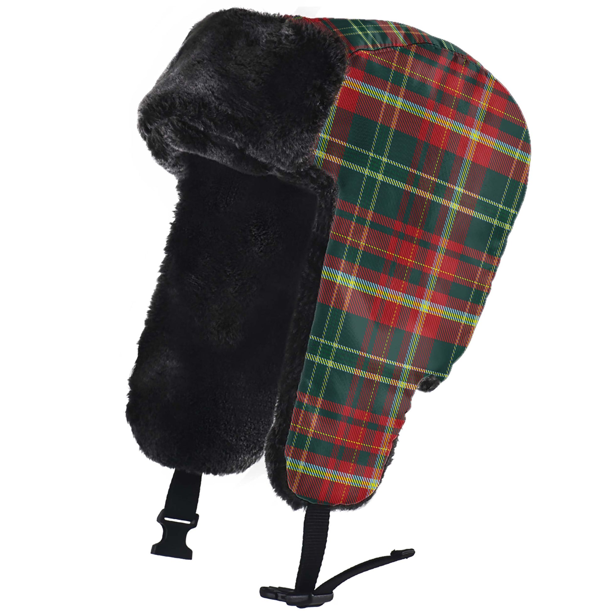 New Brunswick Province Canada Tartan Winter Trapper Hat - Tartanvibesclothing