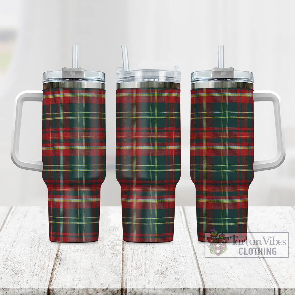 Tartan Vibes Clothing New Brunswick Province Canada Tartan Tumbler with Handle