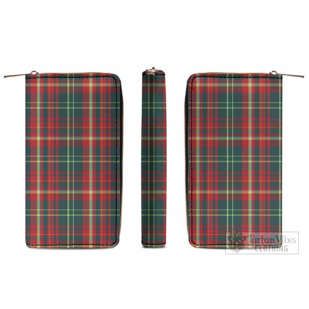 Tartan Vibes Clothing New Brunswick Province Canada Tartan Women's Leather Wallet