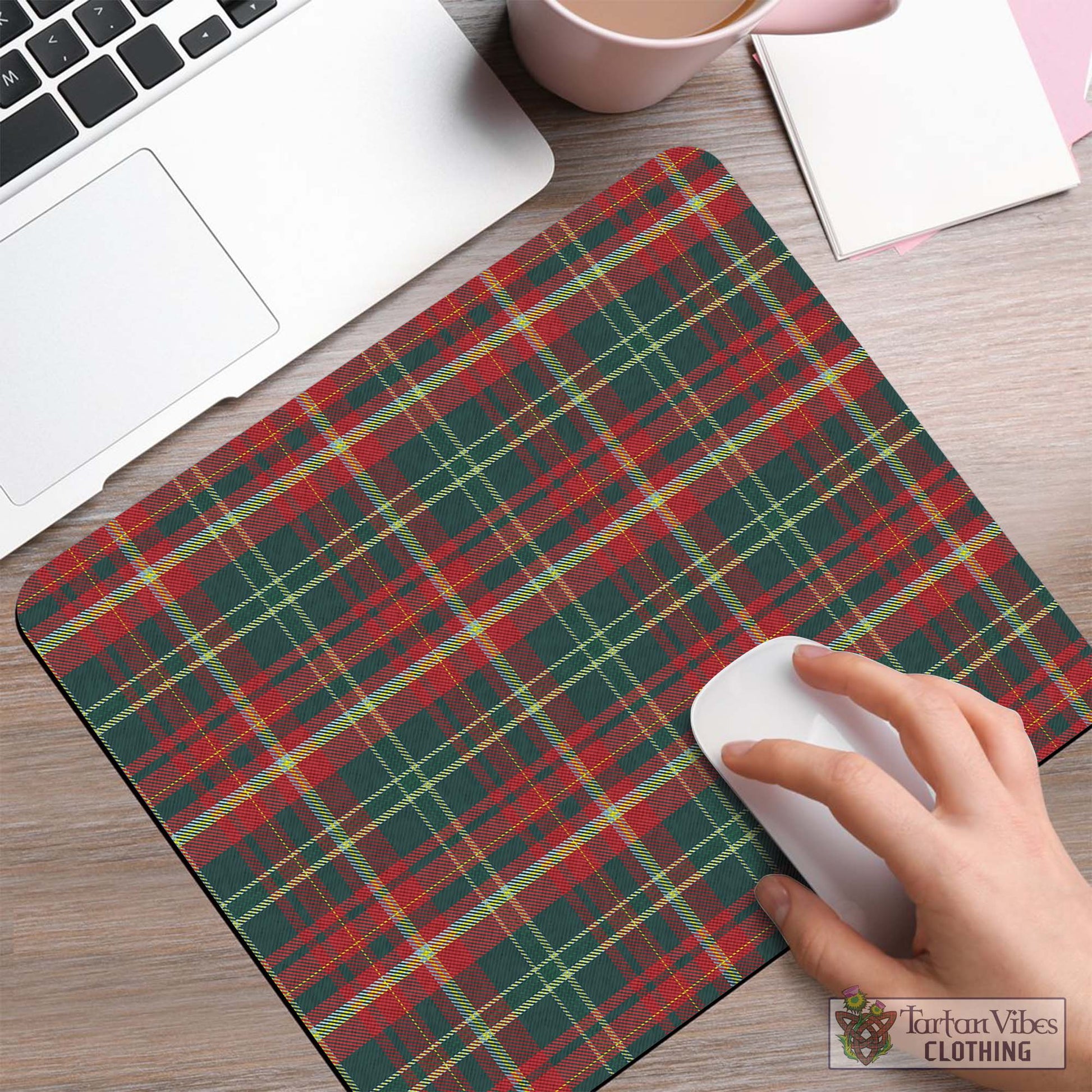 Tartan Vibes Clothing New Brunswick Province Canada Tartan Mouse Pad