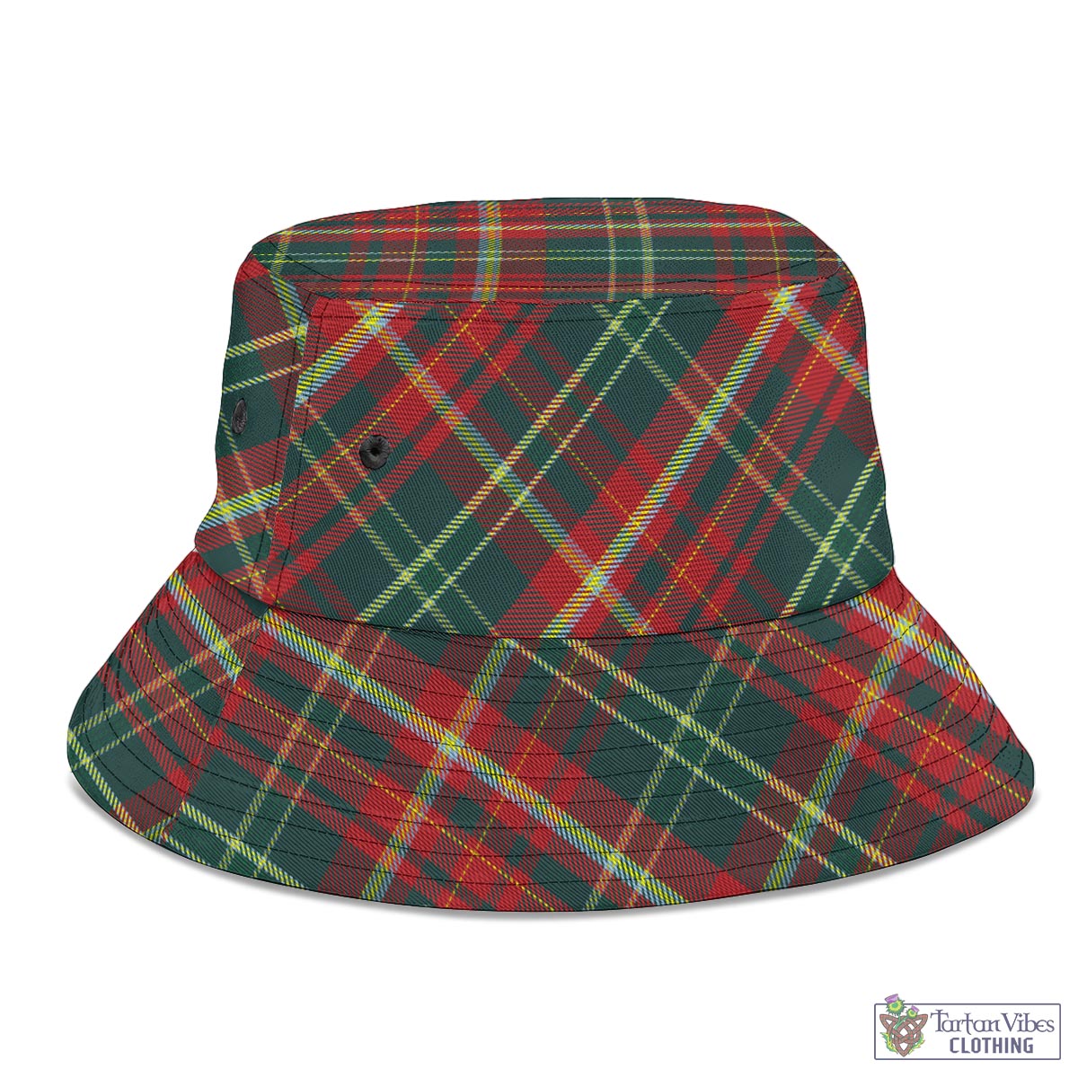 Tartan Vibes Clothing New Brunswick Province Canada Tartan Bucket Hat