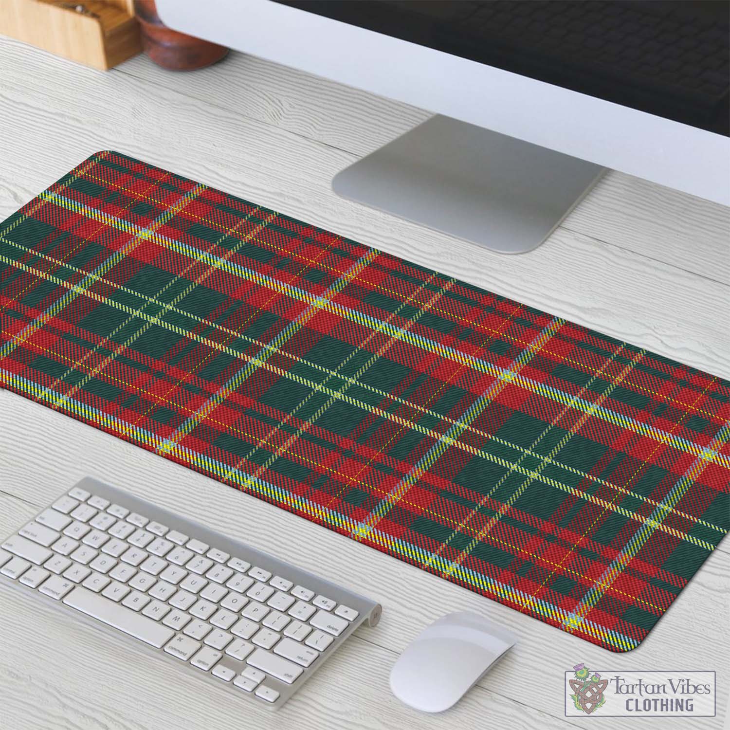 Tartan Vibes Clothing New Brunswick Province Canada Tartan Mouse Pad