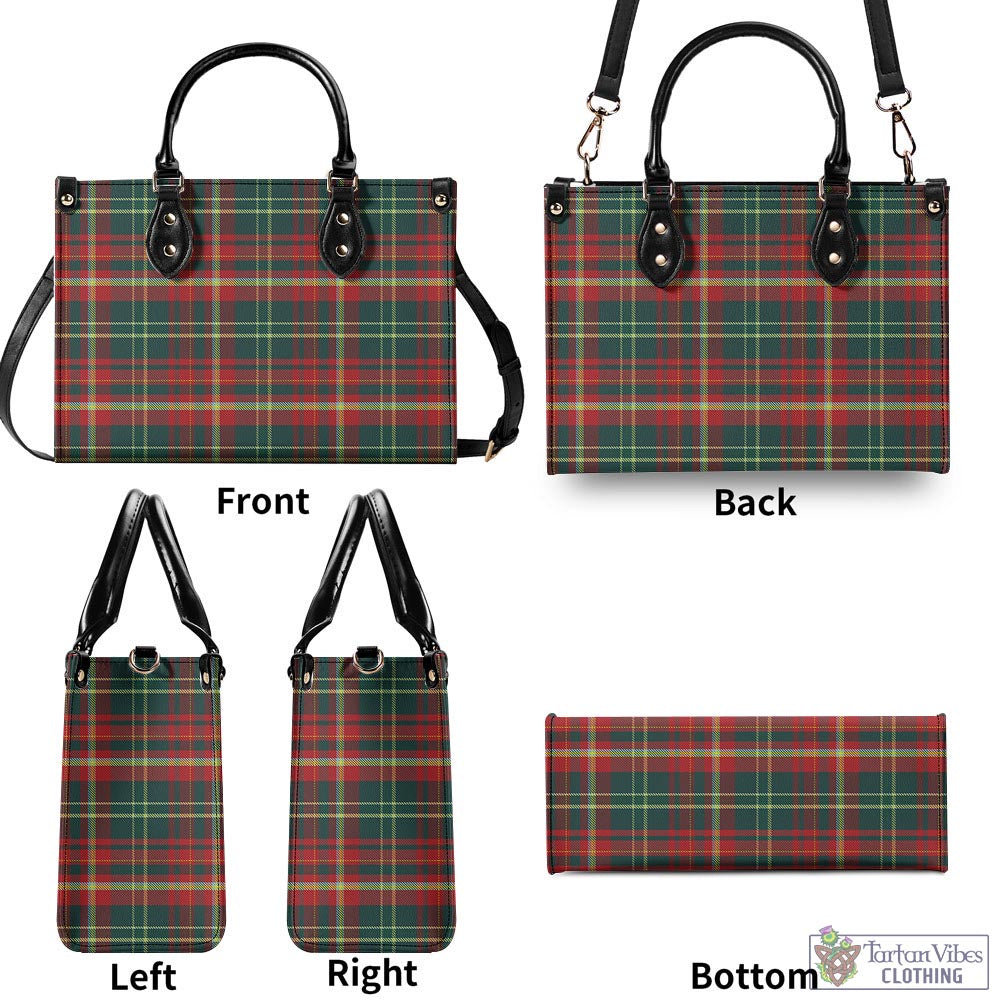 Tartan Vibes Clothing New Brunswick Province Canada Tartan Luxury Leather Handbags