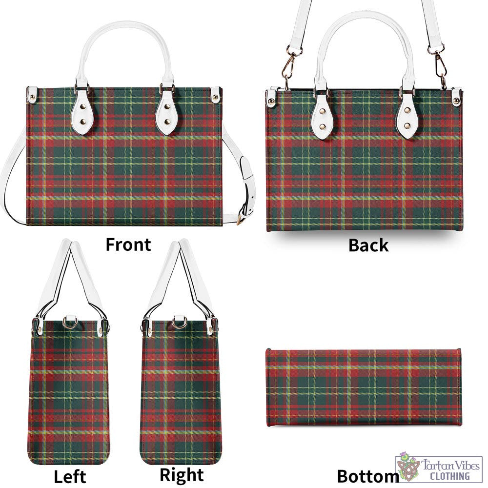 Tartan Vibes Clothing New Brunswick Province Canada Tartan Luxury Leather Handbags