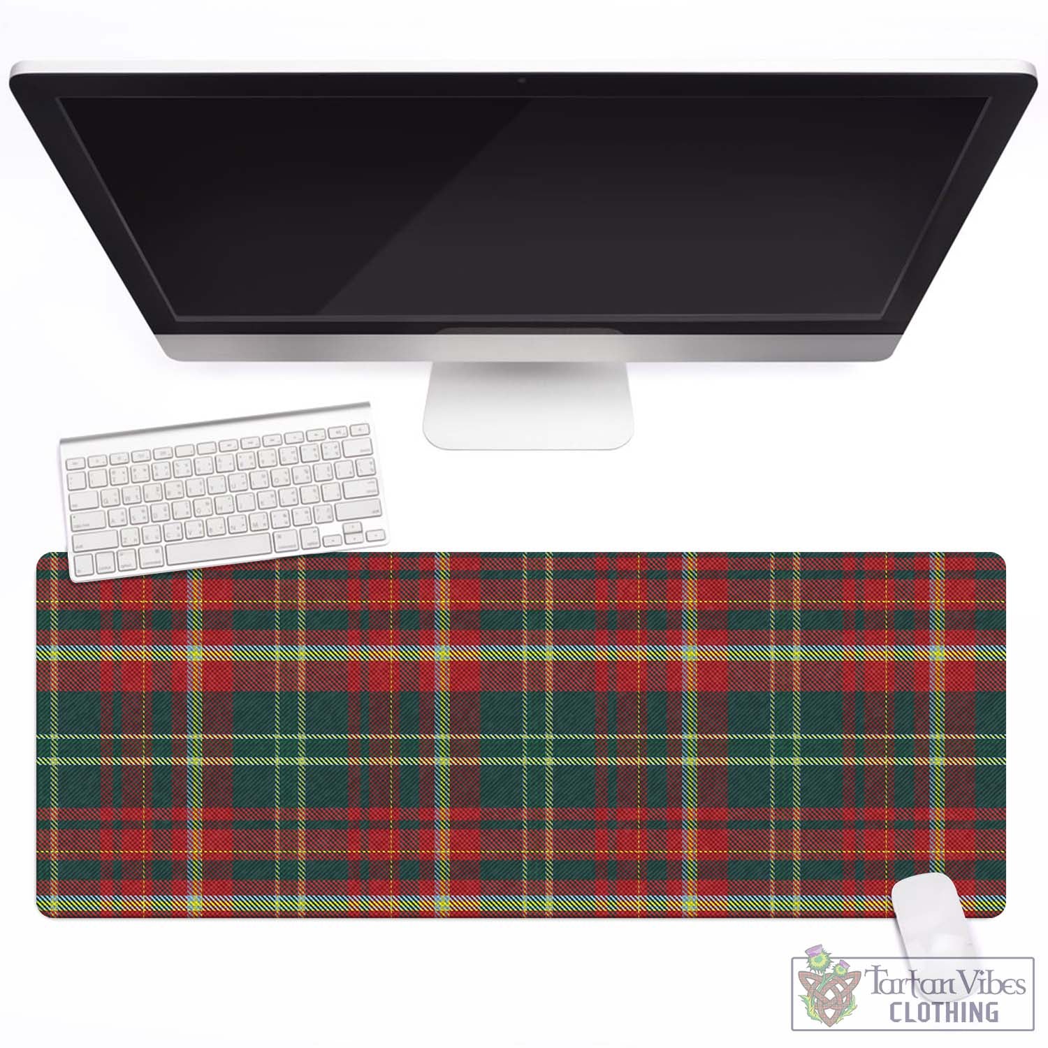 Tartan Vibes Clothing New Brunswick Province Canada Tartan Mouse Pad
