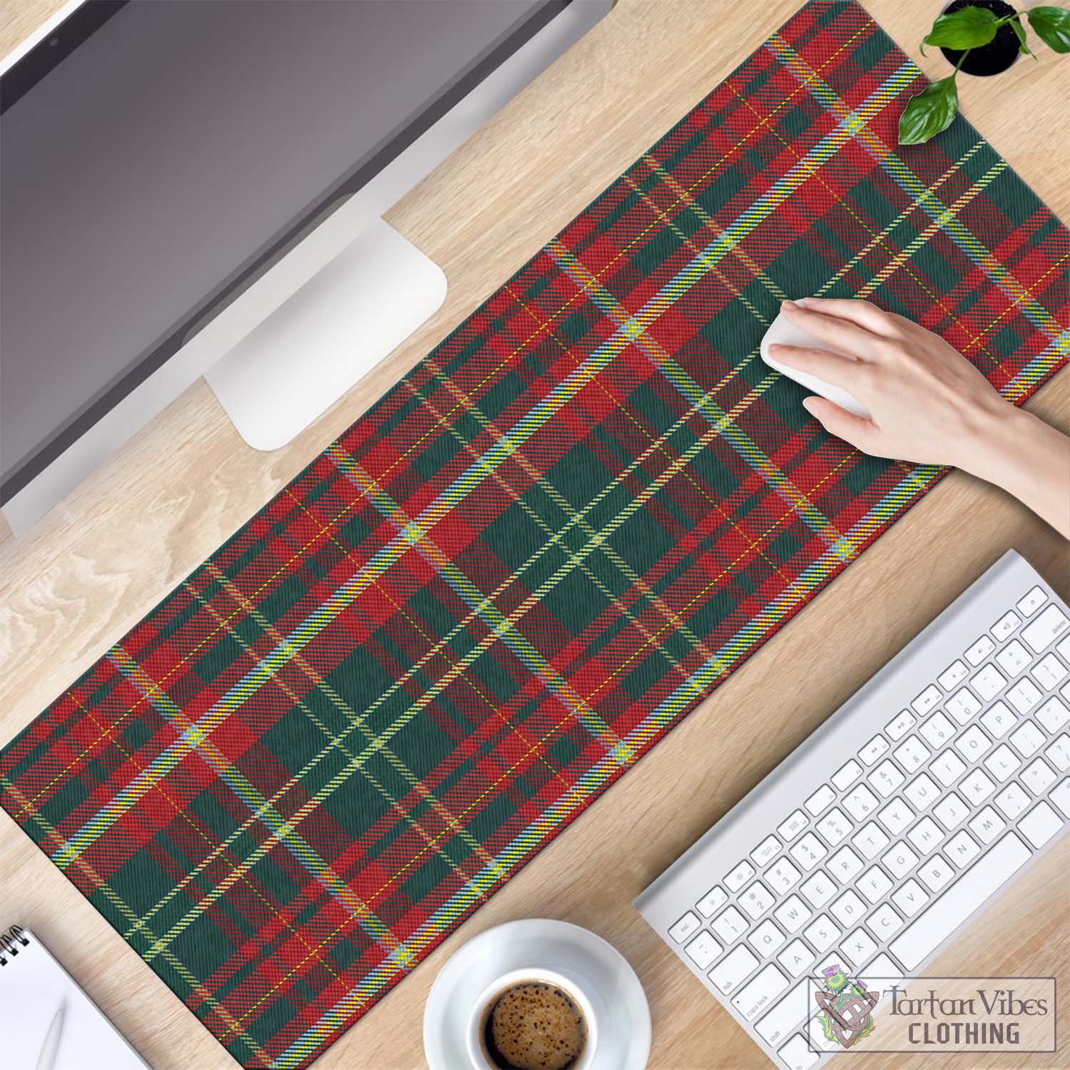 Tartan Vibes Clothing New Brunswick Province Canada Tartan Mouse Pad