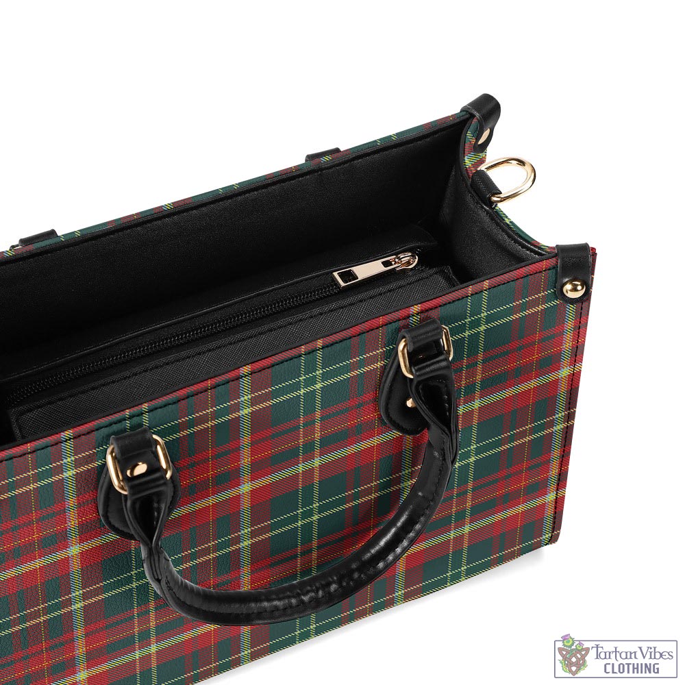 Tartan Vibes Clothing New Brunswick Province Canada Tartan Luxury Leather Handbags