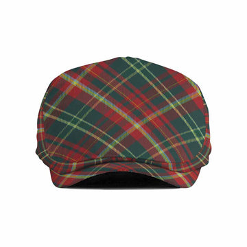New Brunswick Province Canada Tartan Flat Cap, Jeff Cap Cross Style
