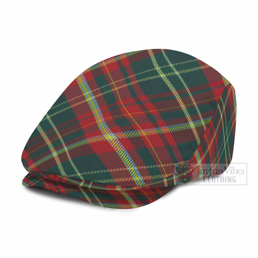 New Brunswick Province Canada Tartan  Jeff Hat Cross Style - Tartan Vibes Clothing