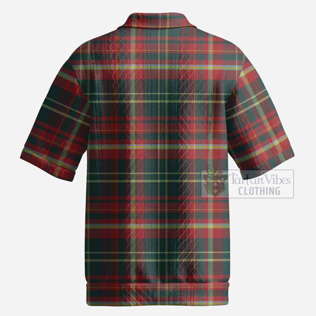 New Brunswick Province Canada Tartan Men’s Polo Sweater Top
