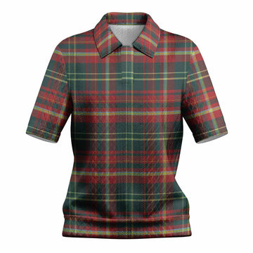 New Brunswick Province Canada Tartan Women’s Polo Sweater Top
