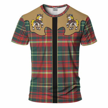 New Brunswick Tartan T-Shirt Rodeo Unicorn Retro Style