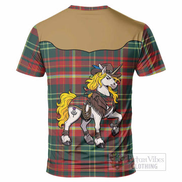New Brunswick Tartan T-Shirt Rodeo Unicorn Retro Style