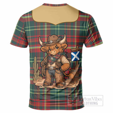 New Brunswick Tartan T-Shirt Wee Coo Cowboy Cute Style