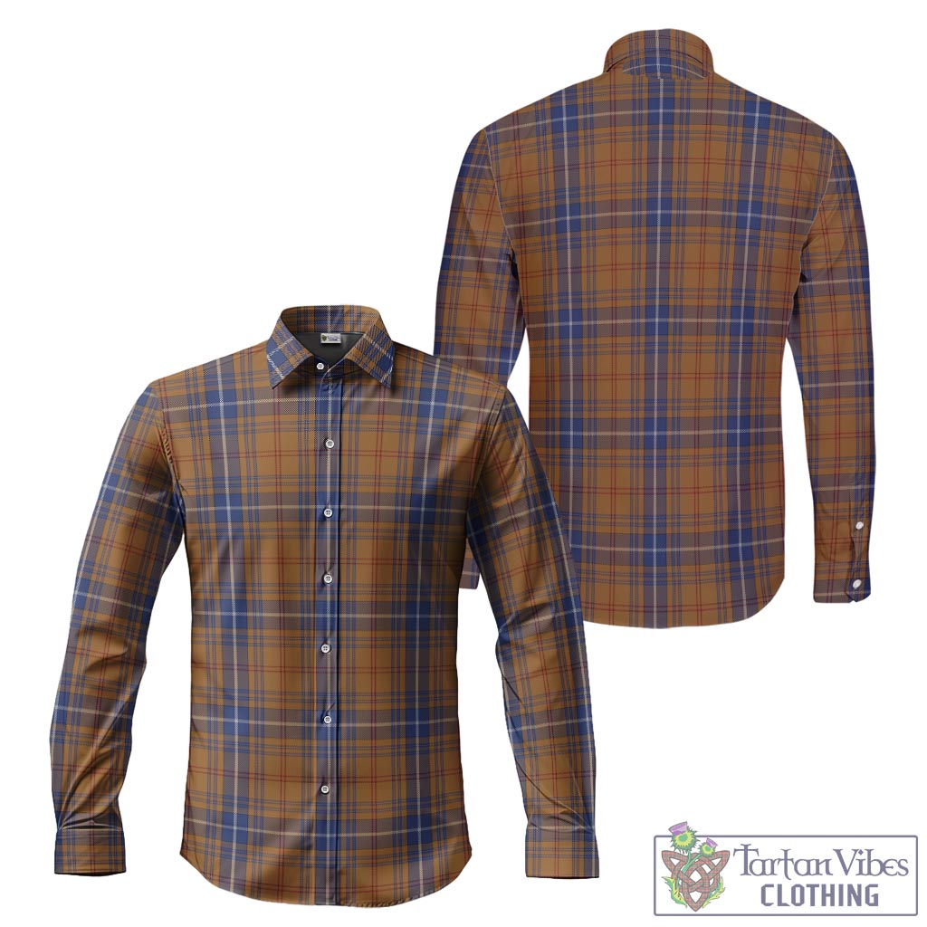 New Jersey Tartan Long Sleeve Button Up Shirt - Tartan Vibes Clothing