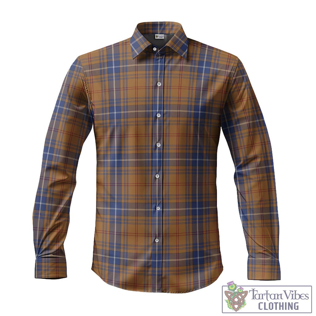 New Jersey Tartan Long Sleeve Button Up Shirt - Tartan Vibes Clothing