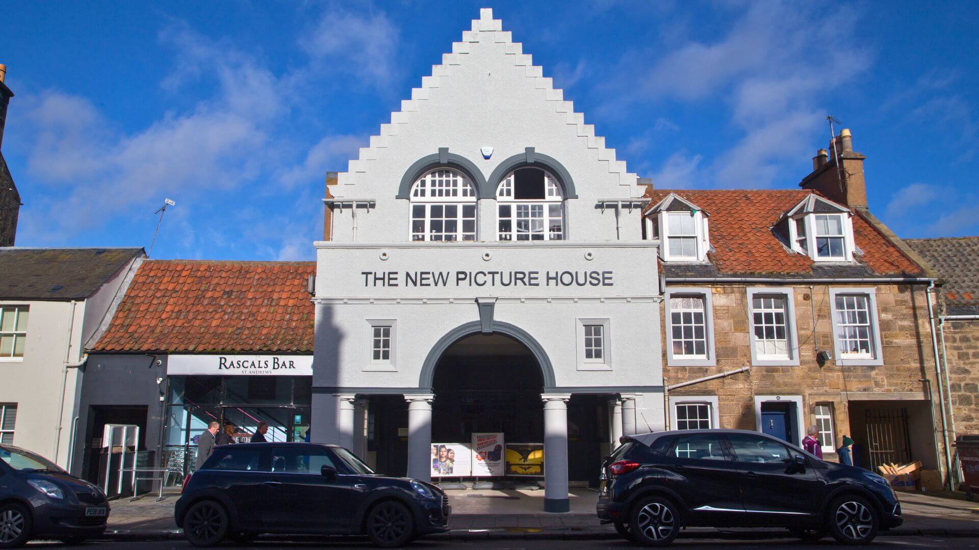 Front view of The New Picture House Cinema in St Andrews, Scotland 