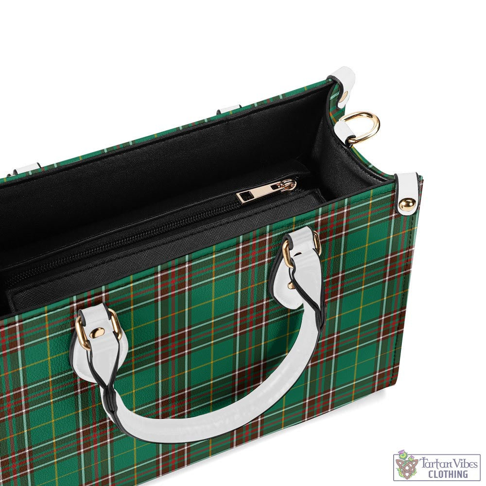 Tartan Vibes Clothing Newfoundland And Labrador Province Canada Tartan Luxury Leather Handbags