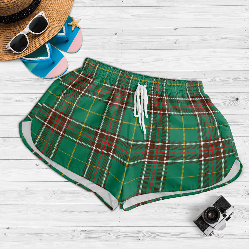 newfoundland-and-labrador-province-canada-tartan-womens-shorts