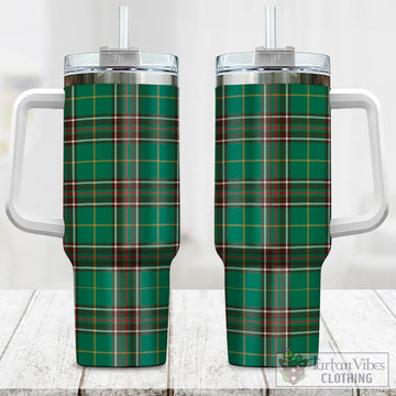 Newfoundland And Labrador Province Canada Tartan Tumbler with Handle