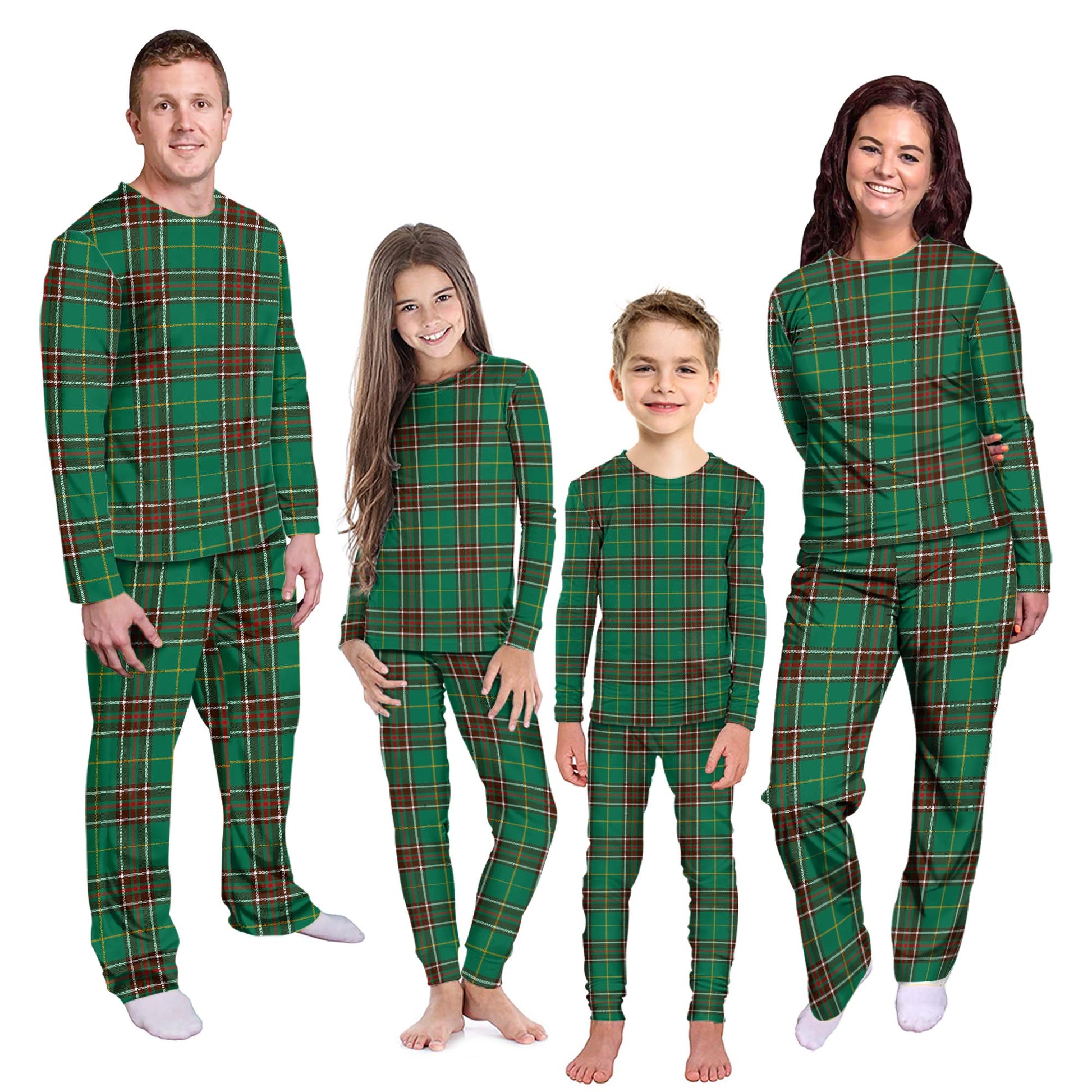 Newfoundland And Labrador Province Canada Tartan Pajamas Family Set Kid - Tartan Vibes Clothing