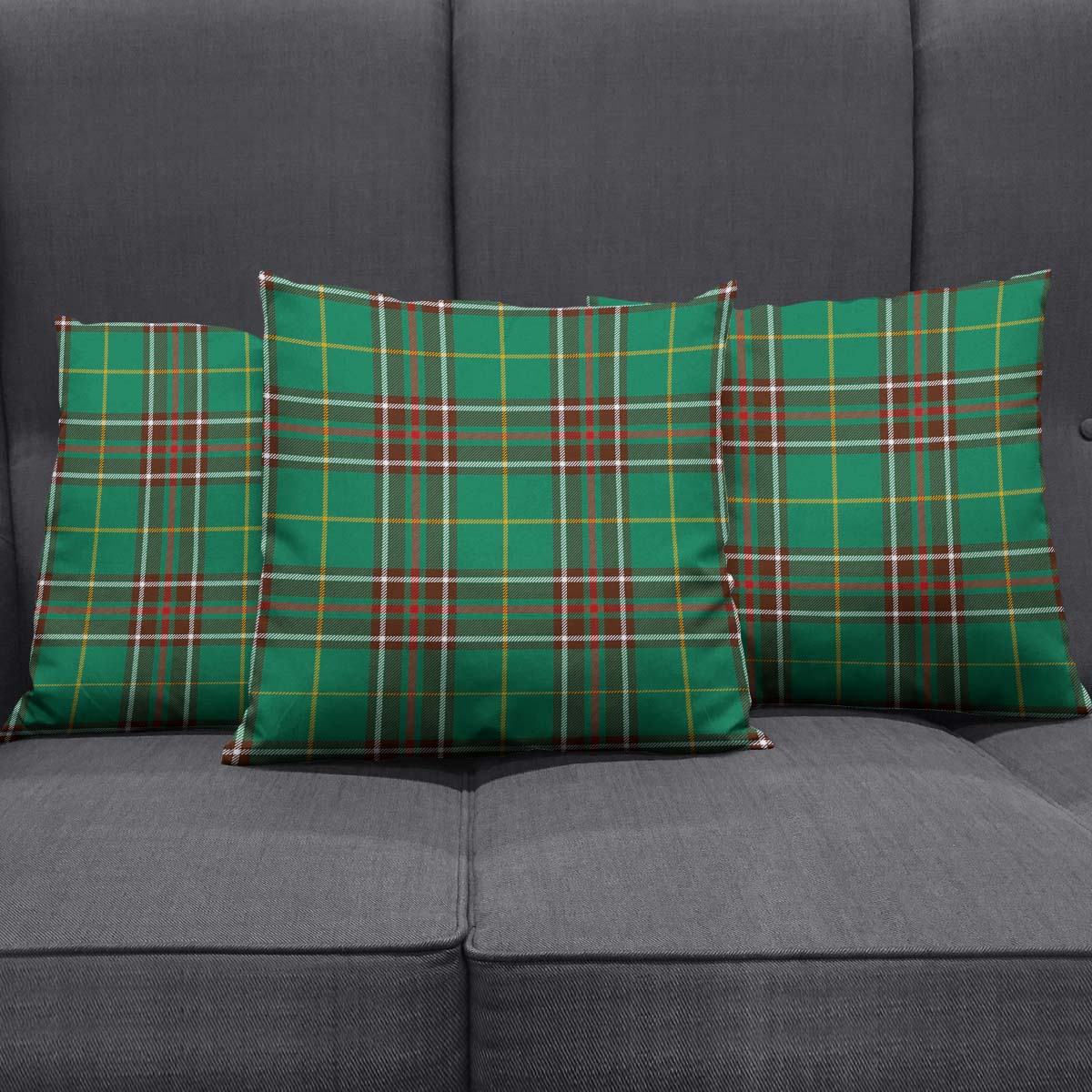 Newfoundland And Labrador Province Canada Tartan Pillow Cover - Tartanvibesclothing