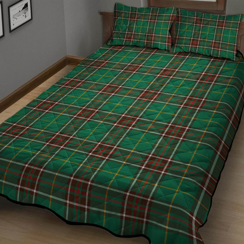 Newfoundland And Labrador Province Canada Tartan Quilt Bed Set - Tartan Vibes Clothing