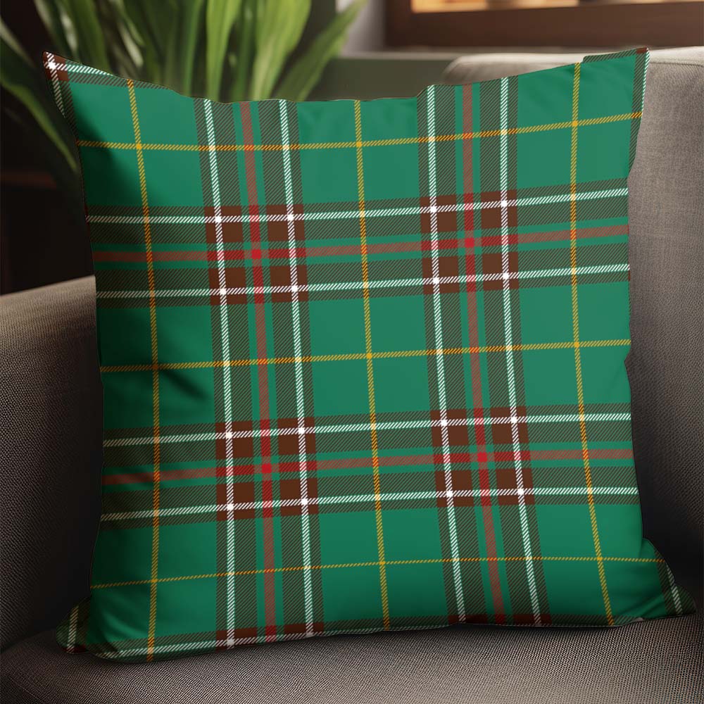 Newfoundland And Labrador Province Canada Tartan Pillow Cover - Tartanvibesclothing