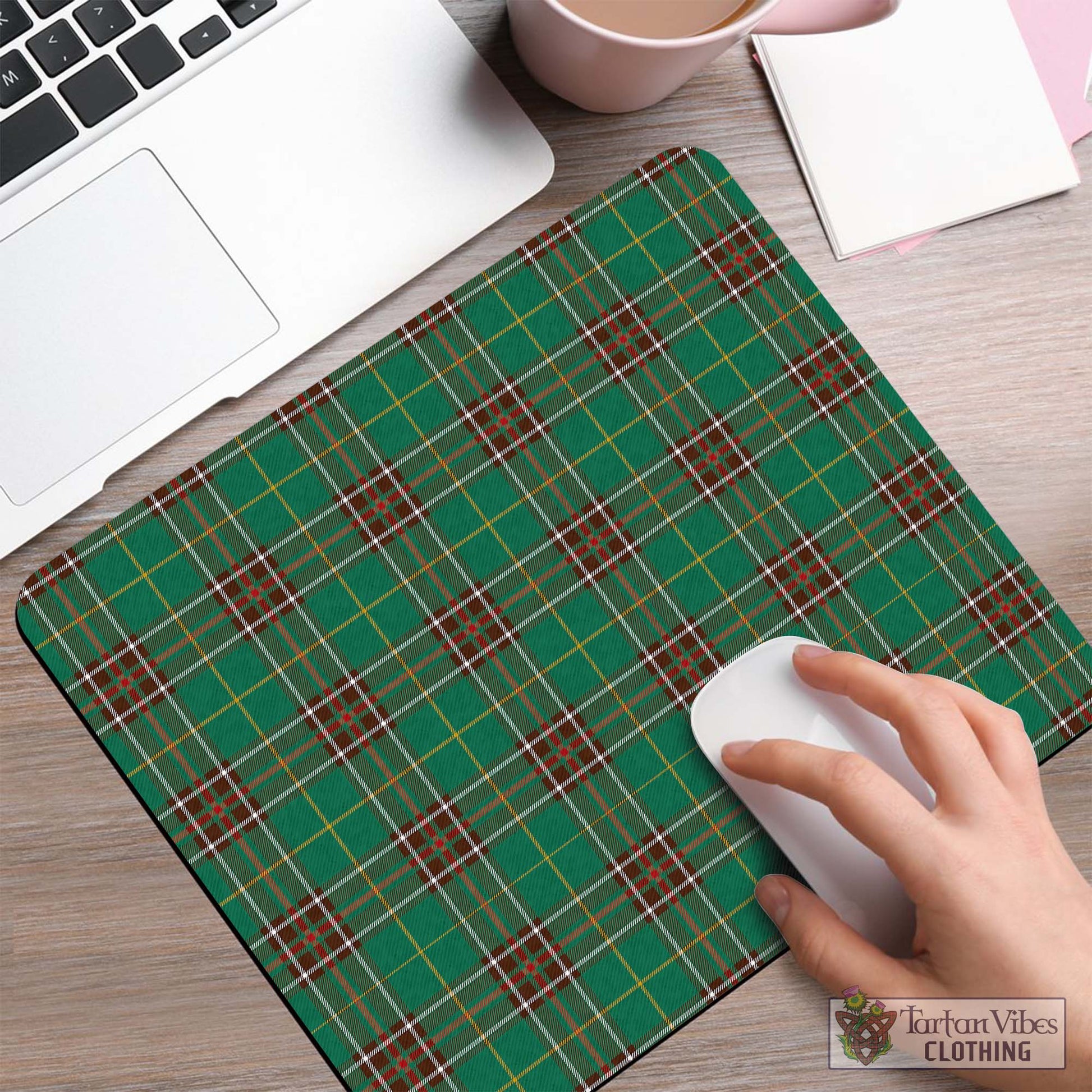 Tartan Vibes Clothing Newfoundland And Labrador Province Canada Tartan Mouse Pad